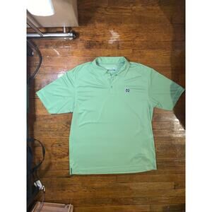 Notre Dame Fighting Irish DryTec Polo Mens XL Light Green Cutter & Buck